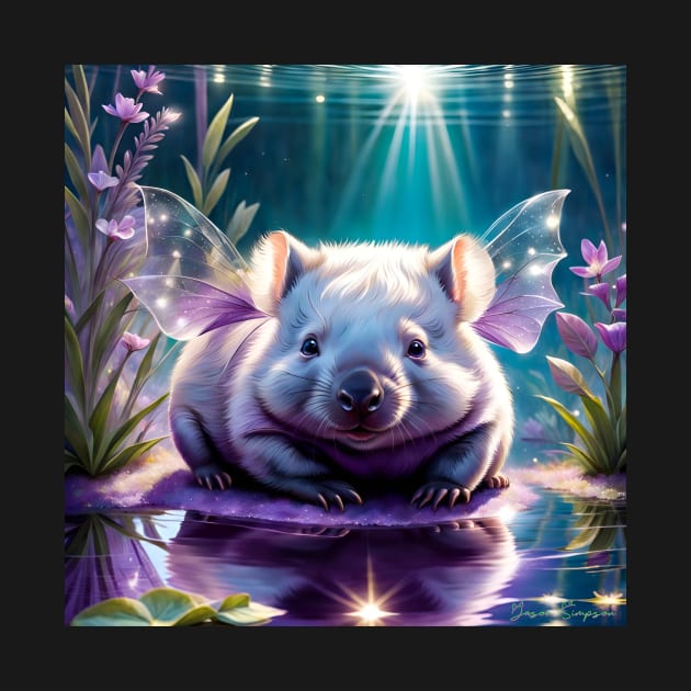 Wombat angel by J7Simpson