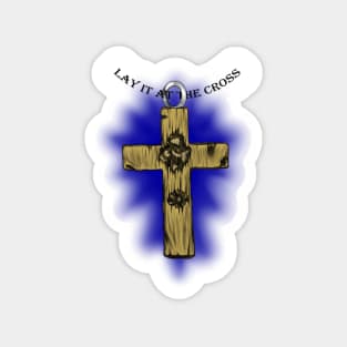 Lay at the cross. Magnet