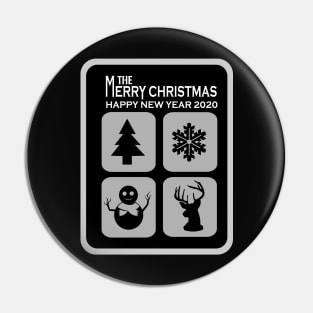 merry christmas and happy new years 2020 Pin