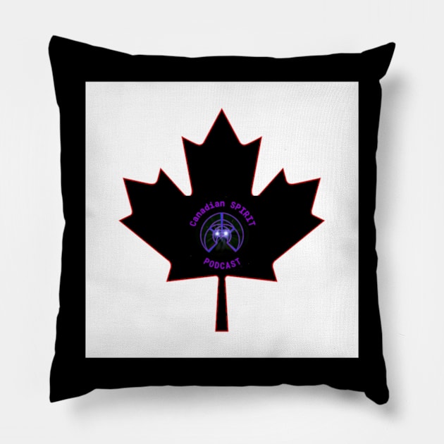 Canadian SPIRIT Black Maple Pillow by Canadian_SPIRIT