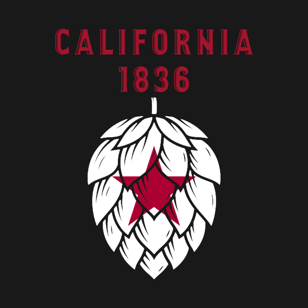 California State Flag 1835 - United States of Craft Beer by Owl House Creative