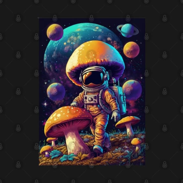 Psychedelic Dj Astronaut - Catsondrugs.com - astronaut, space, stars, galaxy, nasa, cool, planets, funny, universe, astros, astronomy, trippy, surreal, asteroidday, planet by catsondrugs.com