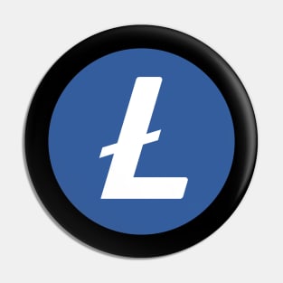 Litecoin ltc Crypto coin Crytopcurrency Pin