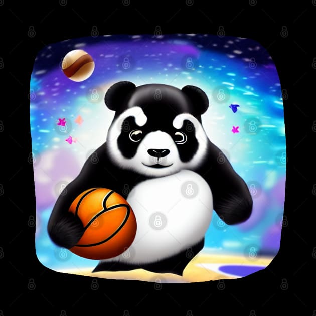 Big Panda Play Basket on Mars by Suga Collection