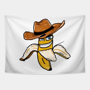 The Crooked Banana series : giggle Tapestry