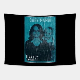 BABY MAMA // Vintage Faded Fan Art Tapestry