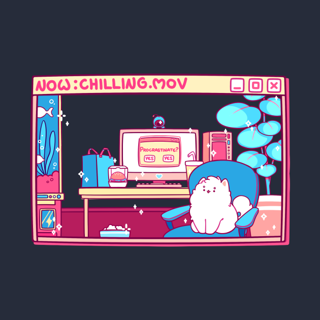 Disover Chilling.MOV - Kawaii - T-Shirt