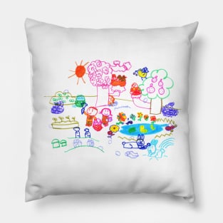 Spring Bloom Full and Bright Pillow