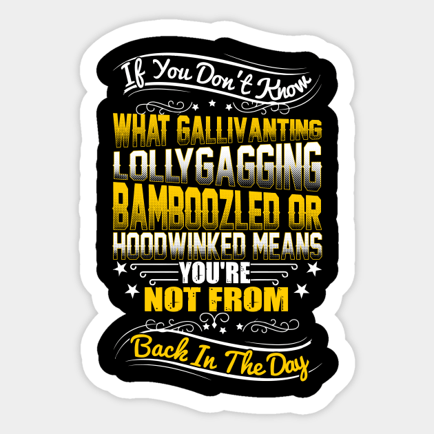 lollygag // sticker