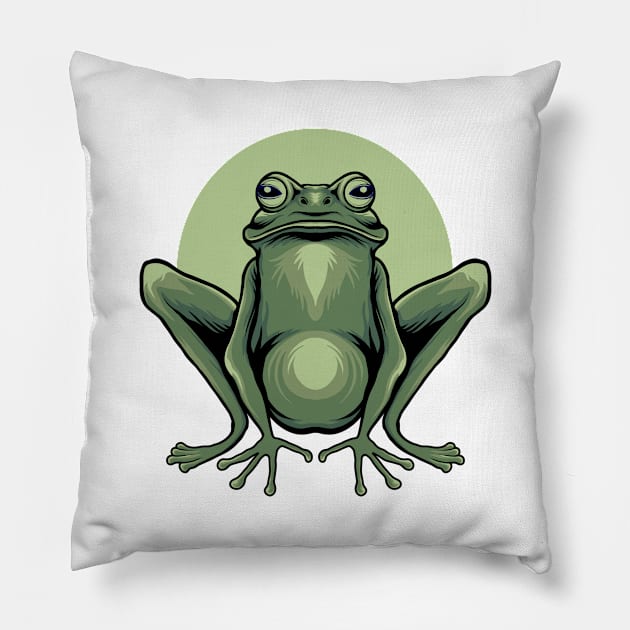 Cute Frog Pillow by Tuye Project