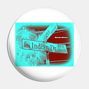 Indian Drive (Private), La Cañada Flintridge, CA by Mistah Wilson Pin