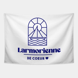 Larmorienne de coeur - Brittany Morbihan 56 BZH Mer Larmor Plage Tapestry