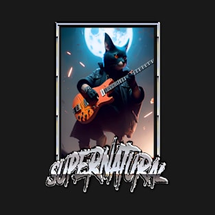 Supernatural Cat Rock Star T-Shirt