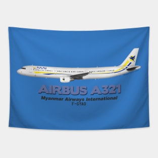 Airbus A321 - Myanmar Airways International Tapestry