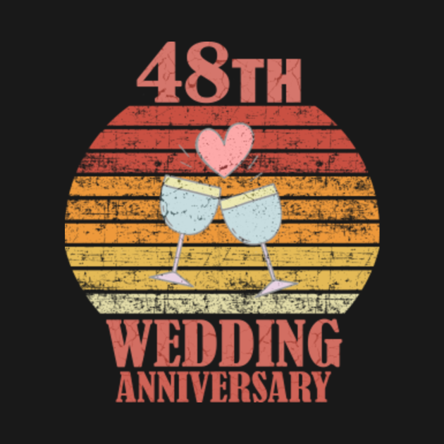 48th wedding anniversary Gift 48th Wedding Anniversary TShirt