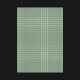 Mint green grid T-Shirt