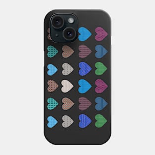 Lots of Little Patterned Hearts Phone Case