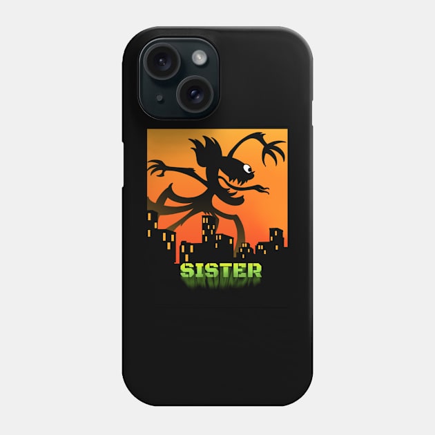 Monster Sister Phone Case by bassbongo