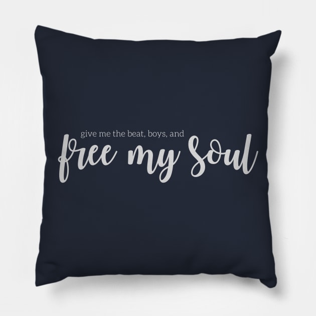 Free My Soul Pillow by winsteadwandering