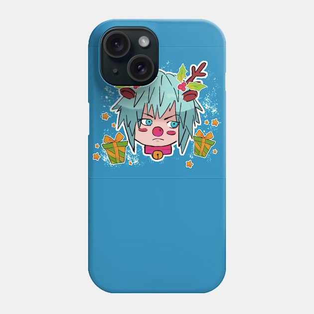 Kingdom Hearts 3 Chibi Christmas Riku Phone Case by WHollyArts