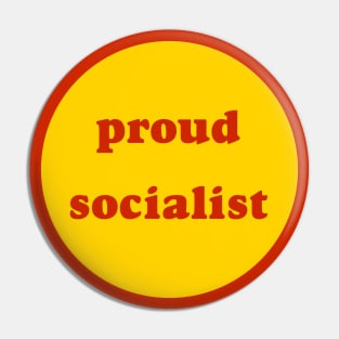 Proud Socialist Pin