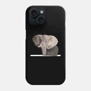 African Elephant taking notes Phone Case