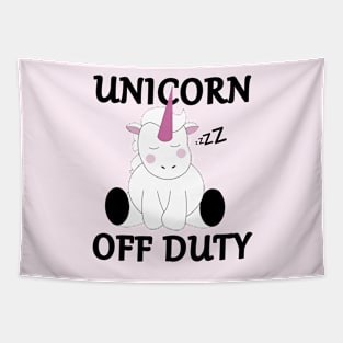 Unicorn Off Duty Tapestry