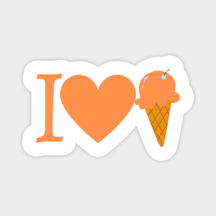 I Love Ice Cream Magnet