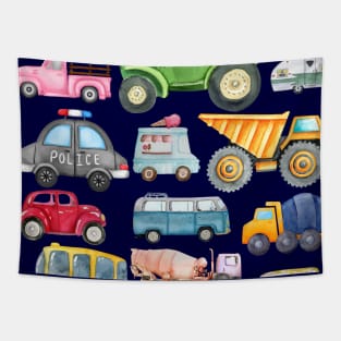 Cars, Trucks and Vehicles! Tapestry