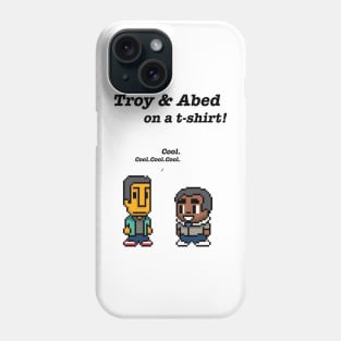 Troy and Abed · Community · TV show - white Phone Case
