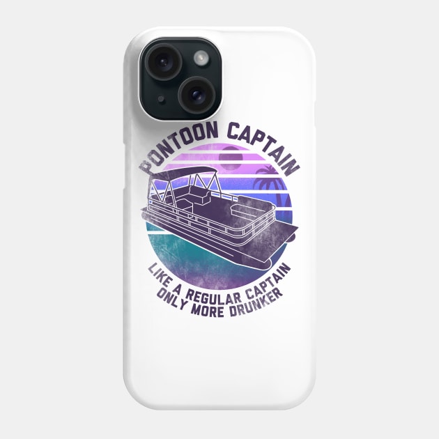 Pontoon captain regular captain Phone Case by guyfawkes.art