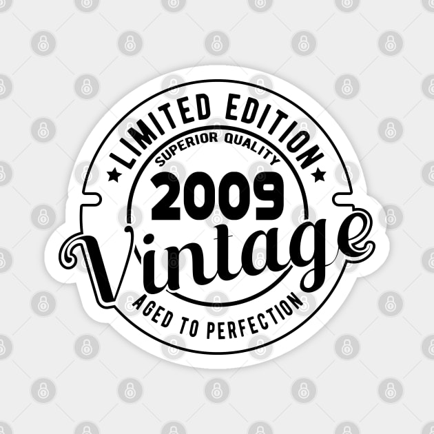 2009 VINTAGE - 12Th BIRTHDAY GIFT Magnet by KC Happy Shop