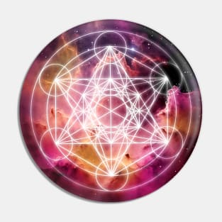 Sacred Geometry: Metatrons Cube Pin