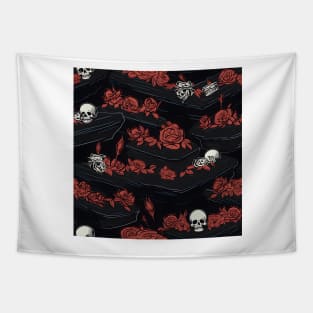 Halloween Decorations 1 - Casket/Coffin Tapestry