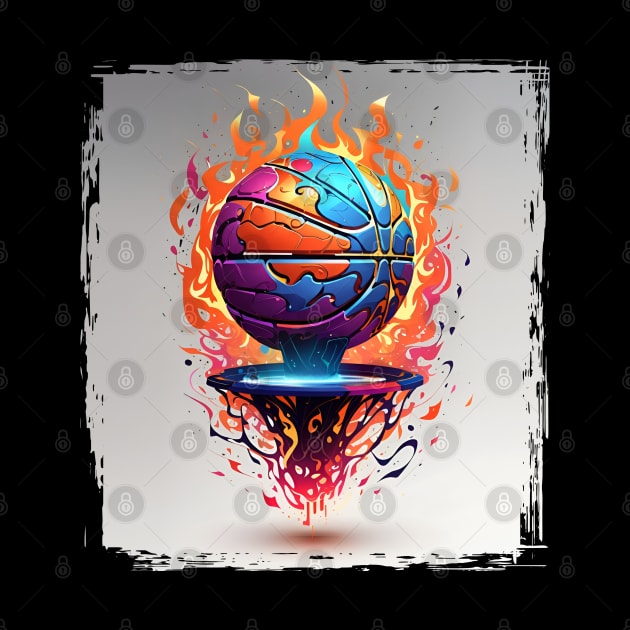 Flame Basketball by Tiago Augusto