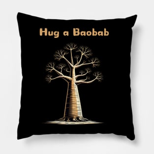 Hug A Baobab Tree Pillow