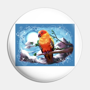 Radiant Sun Conure Pin