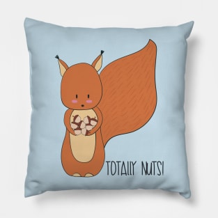 Cute Squirrel Design - Totally Nuts! Pillow