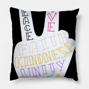 peace and love Pillow