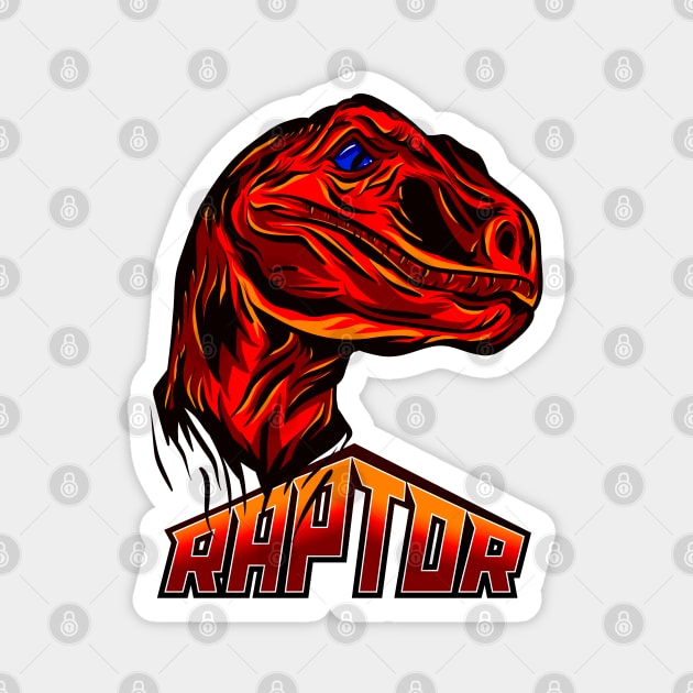 Raptor Magnet by wet_chicken_lip