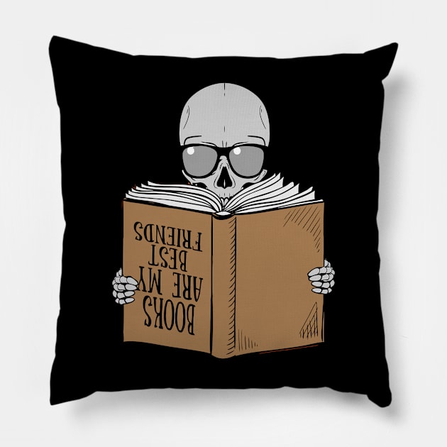 Books Are My Best Friends Pillow by egoandrianooi9