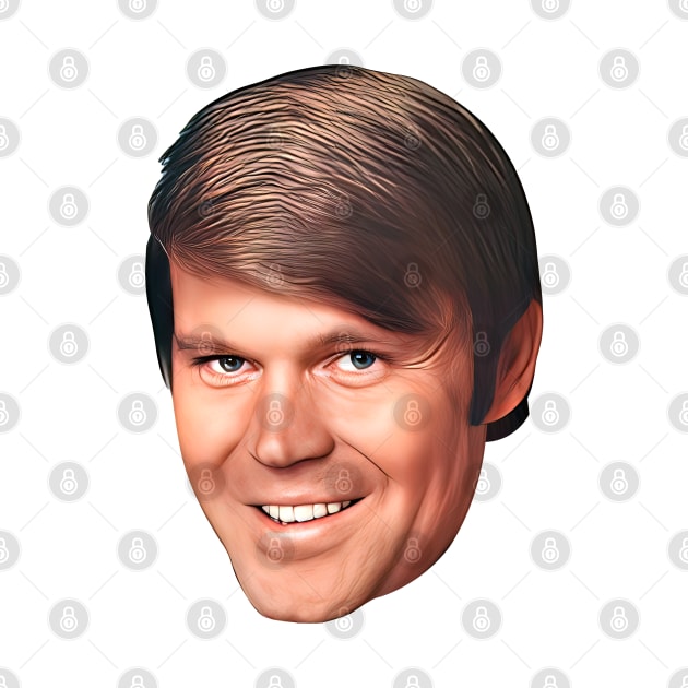 Glen Campbell / Retro 70s Style Fan Design by DankFutura