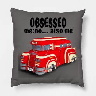 Hot Rod Obsession Pillow