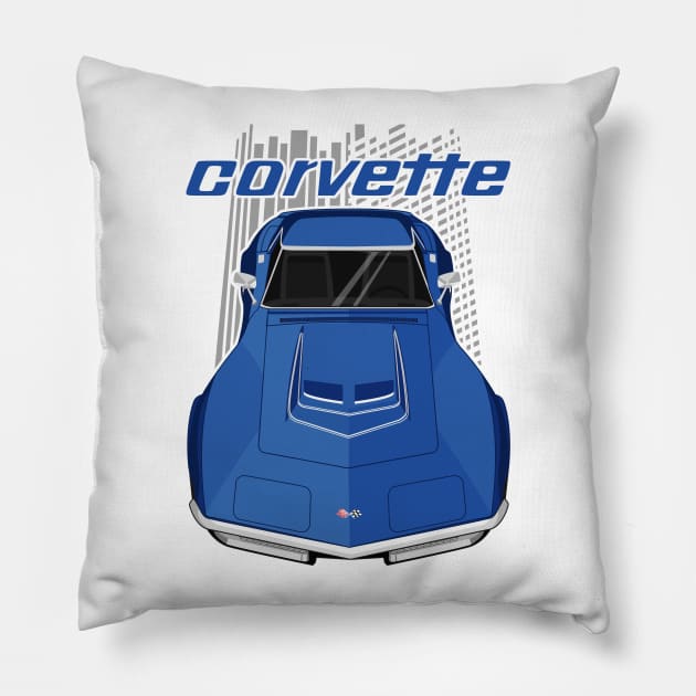 Corvette C3 - Blue Pillow by V8social