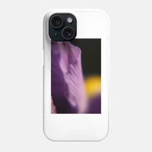 Purple Iris Macro Phone Case