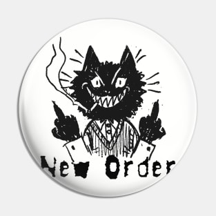 new order and the bad cat Pin