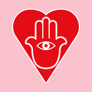 Hamsa Heart T-Shirt