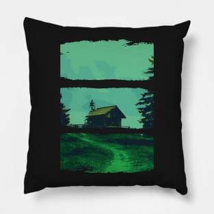 House in the Woods Pillow