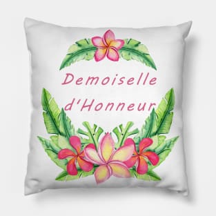 Demoiselle d honneur tropicale Pillow