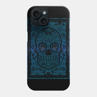 Gold sugar skull Phone Case